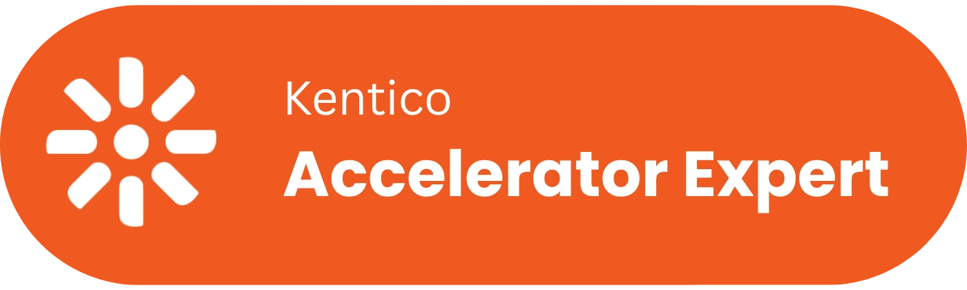 Kentico Accelerator Badge